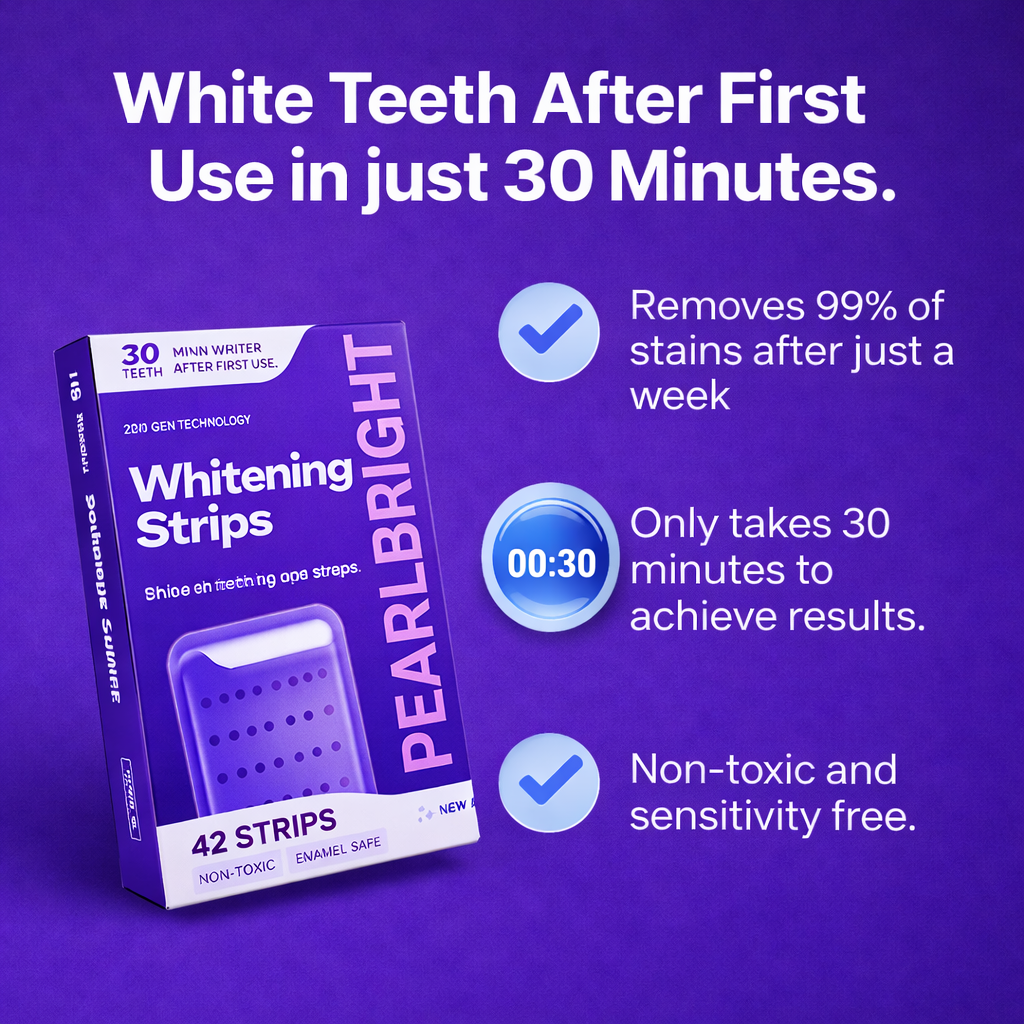 PearlBright - Whiten Your Teeth 3–5 Shades in 7 Days — Without Sensitivity