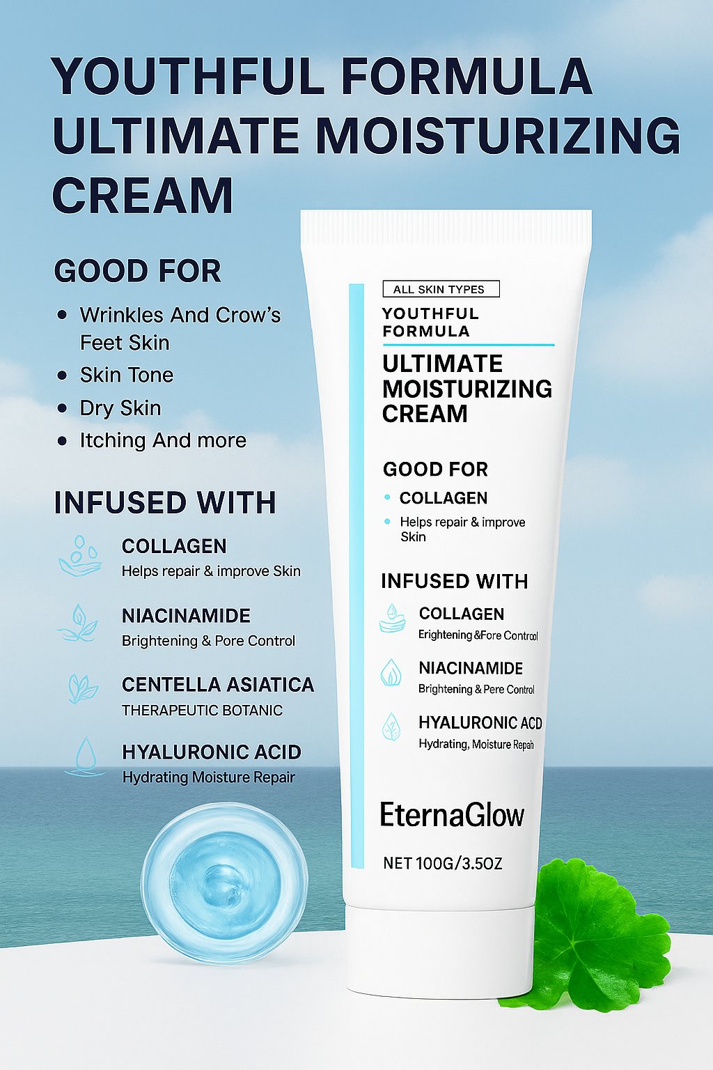EternaGlow Wrinkle Moisturizing Cream